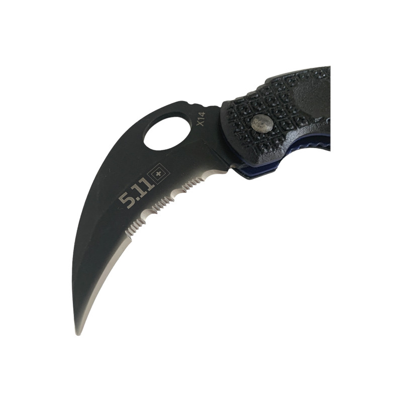 Сгъваем нож Орлов нокът KARAMBIT X14 BLACK