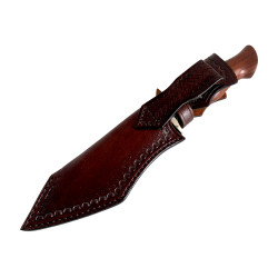 Рядък модел Bowie нож от дамаскова стомана - Изящна изработка от висок клас