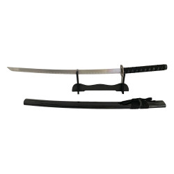 Меч катана бял дракон сувенирен незаточен,дървена стойка за колекция или подарък