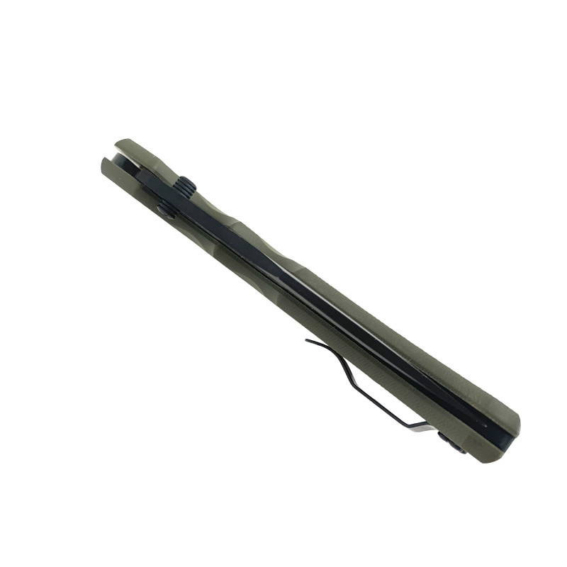 Vip Ever - Сгъваем джобен нож с clip point острие и черно антирефлекторно покритие