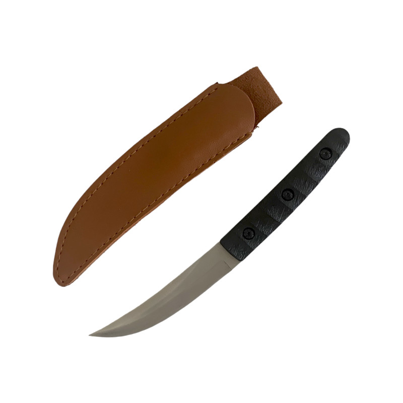 Samur Fixed Blade Knife - Ръчно кован нож от пружинна стомана за оцеляване и туризъм