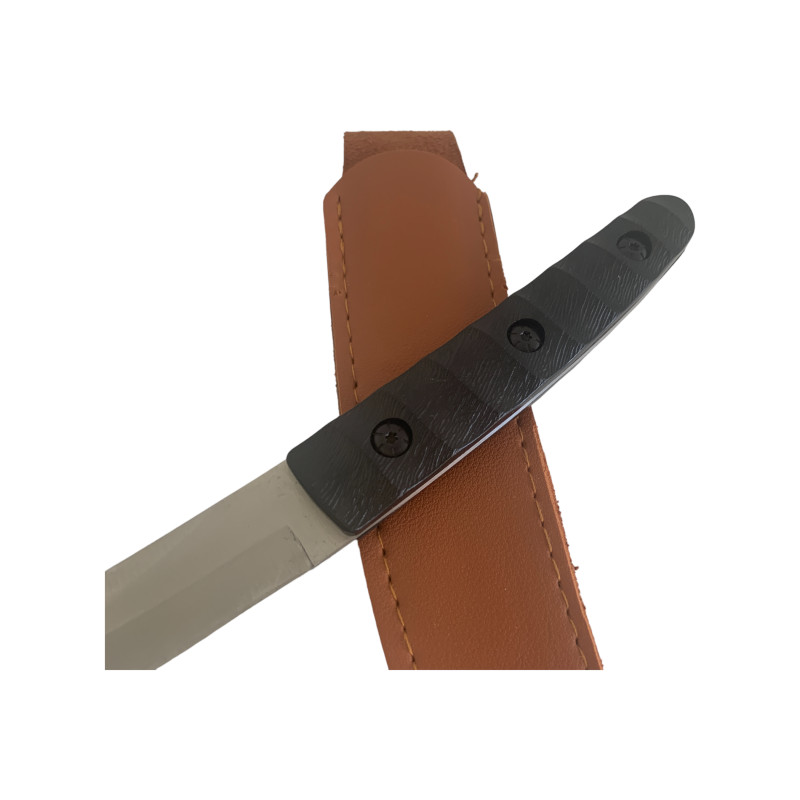 Samur Fixed Blade Knife - Ръчно кован нож от пружинна стомана за оцеляване и туризъм