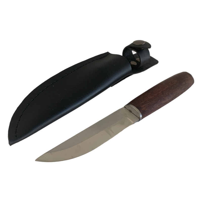 Многофункционален Нож с Дръжка от Палисандрово Дърво - Универсалност и Елегантност в Един Нож