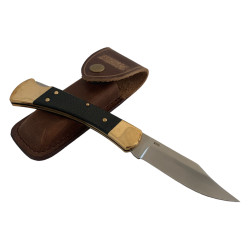 Сгъваем нож 1964 Anniversary с Кожен Калъф и Месингови Гардове