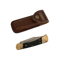 Сгъваем нож 1964 Anniversary с Кожен Калъф и Месингови Гардове