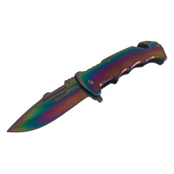 Сгъваем нож Falcon - Всестранен Инструмент с Режещ Резец и Шип за Чупене на Стъкло