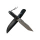 Tactical knife тактически ловен нож с паракорд и кожена кания