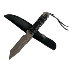 Tactical knife тактически ловен нож с паракорд и кожена кания