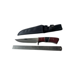 Заглавие на продукта: Класически ловен нож "Ranger" с дървена ръкохватка и кания