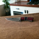 Заглавие на продукта: Класически ловен нож "Ranger" с дървена ръкохватка и кания