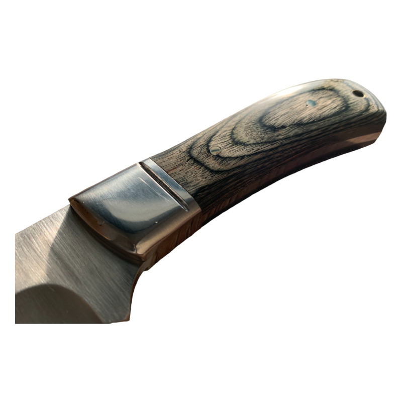 Класически ловен нож Хидеон с дървена дръжка