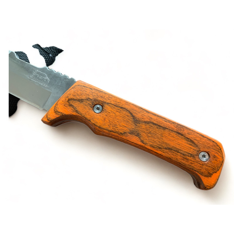 Ловен нож "Hunter's Legacy"  с дръжка от полирани чирени