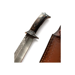 Традиционен ловен нож Варвар с ръчно изковано острие