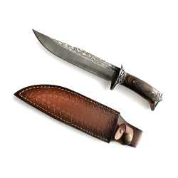 Традиционен ловен нож Варвар с ръчно изковано острие