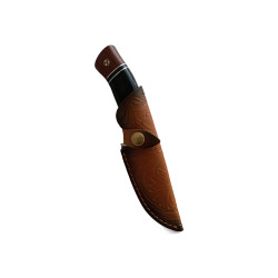 Ловен нож " Майсторски резбов" с острие от дамаска стомана