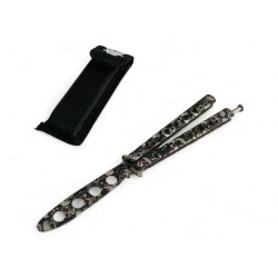 Тренировъчен Нож Пеперуда с Декоративен Патерн - Безопасен и Стилен