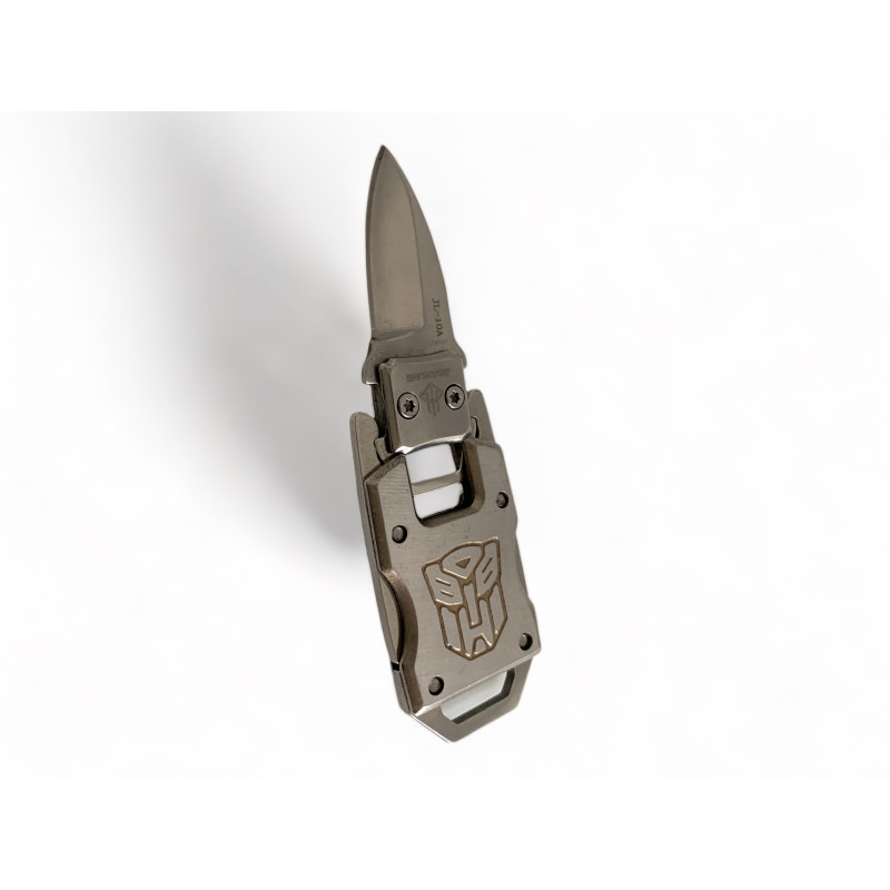 Сгъваем мини нож "Jinjunlang Transformer" - модел H15 в сребрист цвят