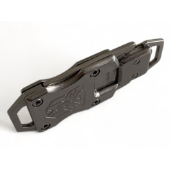 Сгъваем мини нож "Jinjunlang Transformer" - модел H15 в сребрист цвят