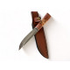 Ловен Нож с Неръждаемо Острие от Стомана 65х13 и Ръчно Изработена Дървена Дръжка