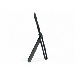 Стилен Сгъваем Нож M390 с Еко Кожена Кания