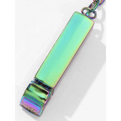 Ключодържател с фигурка на камион в холографски цветове