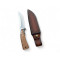 Ловен нож с Full Tang конструкция и Дървена Ръкохватка - Ножове Онлайн