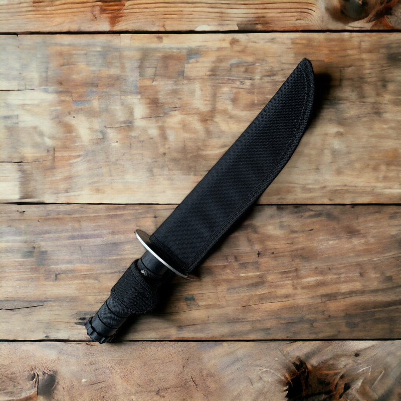 Ловен Нож за Оцеляване с текстилен Калъф - Ножове Онлайн