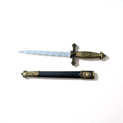Колекционерски Масонски Кинжал със Змийско Острие - Ножове Онлайн