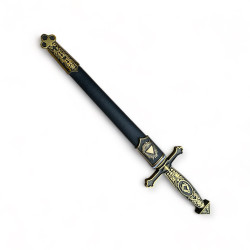 Колекционерски Масонски Кинжал със Змийско Острие - Ножове Онлайн