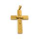 Висулка "Златната Вяра" с Гравирани Детайли Кръст "Croce d'Oro"