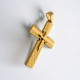 Висулка "Златната Вяра" с Гравирани Детайли Кръст "Croce d'Oro"