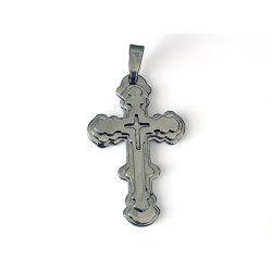 Висулка "Сребърни Обетования" от Медицинска Стомана Кръст "Argento del Credo"