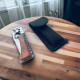 Елегантен нож с дървена дръжка, идеален за къмпинг и ежедневна употреба