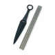 Професионална Кама нож пластина "Кунай Perfect Point" с матово черно покритие
