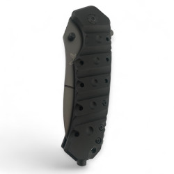 Тактически джобен нож с неръждаемо острие и безопасен заключващ механизъм