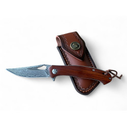 Сгъваем нож от дамаскова стомана VG10 с Sateki дръжка Raven's Blade