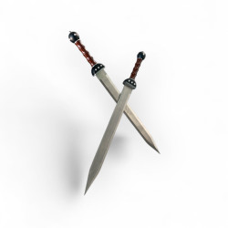 Компактен декоративен меч с калъф - 65 см