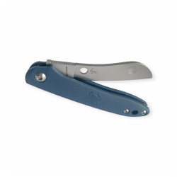 Сгъваем нож с тъмносиня дръжка – елегантен и практичен