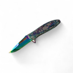 Сгъваем нож "Неонов елен" – стил и функционалност в едно