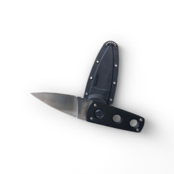 Тактически нож за врат с кания и верижка - 440C стомана