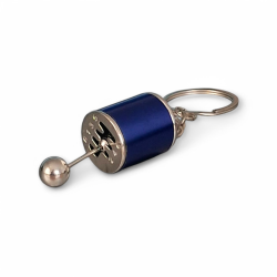 Ключодържател със син лост за скорости – метален дизайн с подвижен механизъм  - Скорост в джоба ти