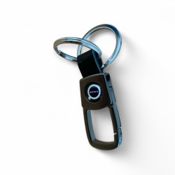 Ключодържател с кожена каишка и метален елемент - Скандинавска сила