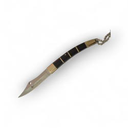 Сгъваем джобен нож Columbia с метална и дървена дръжка – ключодържател