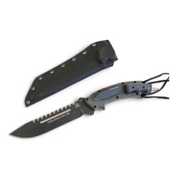 Тактически комплект ножове "Steel Eagle" – 1095 HC стомана, трион и мини нож, с Kydex кания
