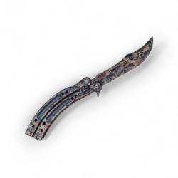 Нож пеперуда “Military Camo” – вдъхновен от CS:GO, модел с камуфлажен дизайн