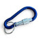 Син алуминиев карабинер с винтова муфа – 75 мм : Синята защита