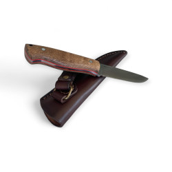 Ловен нож с острие от 14C28N и маслинова дръжка – 20.5 см