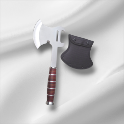 Спортно-туристическа брадвичка „Кемпинг Топор“ – 31 см, 5Cr13Mov стомана, с калъф за колан