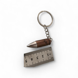 Метален ключодържател във формата на куршум – стилен и мъжествен аксесоар - Изстрел от характер