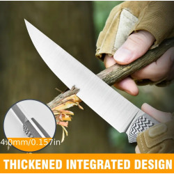 Туристически нож "Outdoor Edge Pro" – 8Cr15MoV стомана, микарта дръжка и Kydex калъф